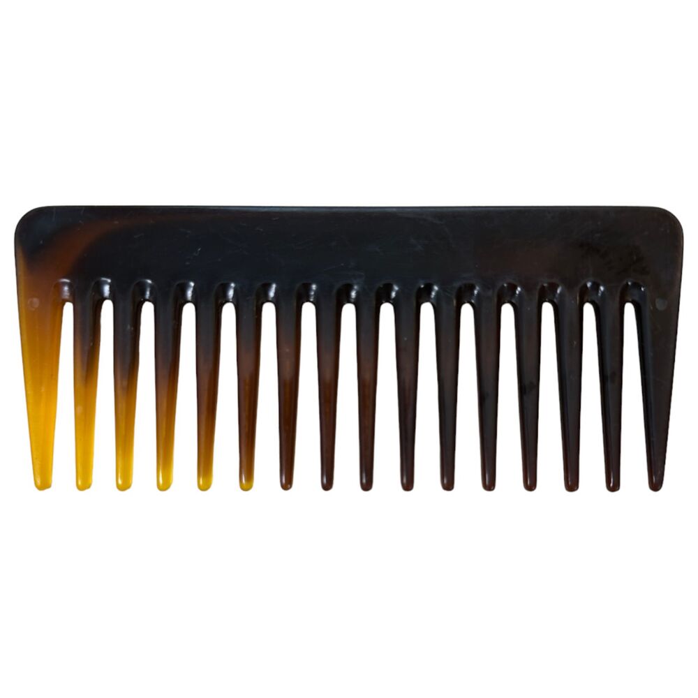 Mebco Vintage Tortoise Shell Wide Tooth Comb 5.5 inches